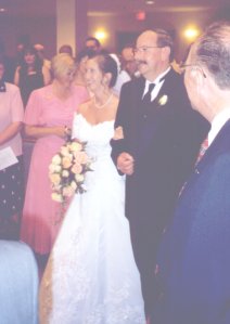 Here comes the bride!